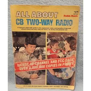 All About CB Two-Way Radio – Vintage 1976 Radio Shack Book, 116 Pages